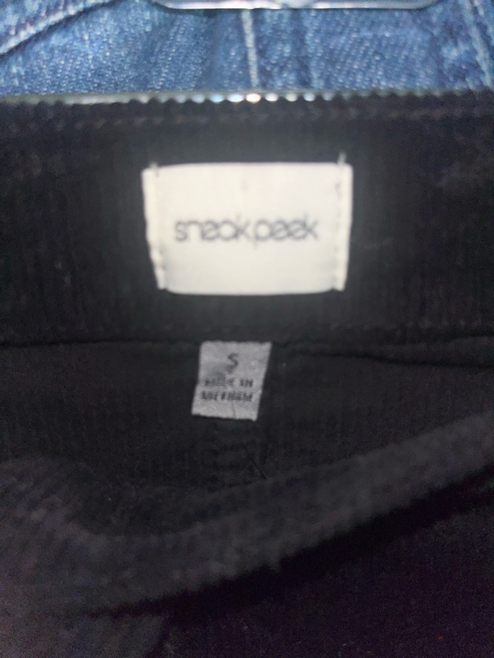 Sneak Peek Black Shirt- Small